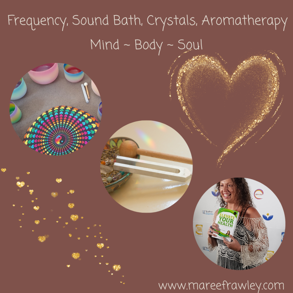 Mind Body Soul Energetic Alignment with Maree. Sound Therapy, Aromatherapy, Crystals and Frequencies with @mareerejuvenate