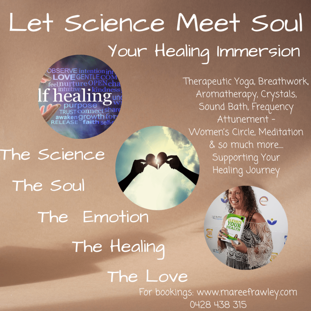 Live your best life with Maree Frawley. Therapeutic Yoga, Self Healing Immersion and retreat days at Port Stephens