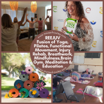 Therapeutic Yoga, Therapeutic Pilates, Breathwork, Mindfulness, Meditation, Metaphysical Movement, education and community. Maree Frawley @mareerejuvnenate